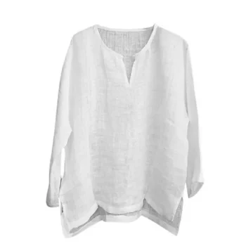 Men's Linen Shirt Shirt Summer Shirt Beach Shirt Light Blue ArmyGreen Black Long Sleeve Solid Color Collar Street Hawaiian Clothing Apparel