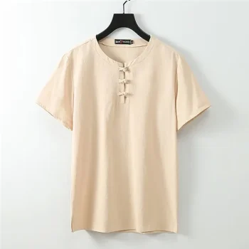 Men's Shirt Summer Shirt Beach Shirt Black White Blue Short Sleeve Plain Collar Summer Casual Daily Clothing Apparel