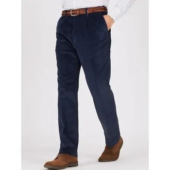 Men's Dress Pants Corduroy Pants Trousers Suit Pants Pocket Straight Leg Plain Comfort Breathable Outdoor Daily Going out Fashion Casual Black Army Green